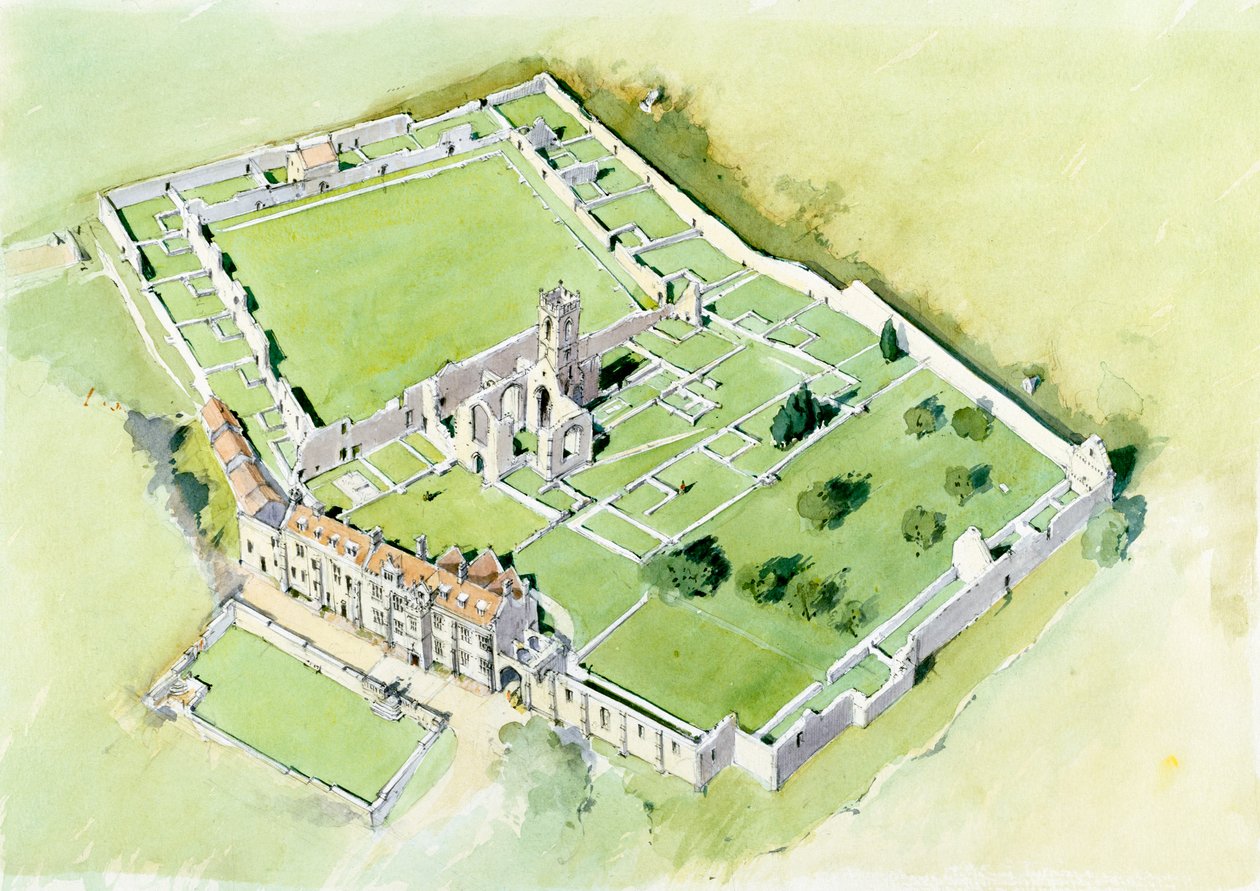 Mount Grace Priory, 1400-luku, 1990-2010 tekijältä Terry Ball