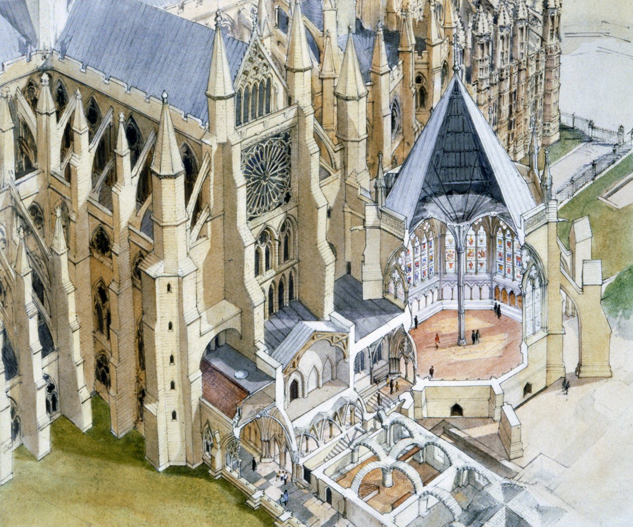 Westminster Abbey, Chapter House, 1500-luku, 1990-2010 tekijältä Terry Ball