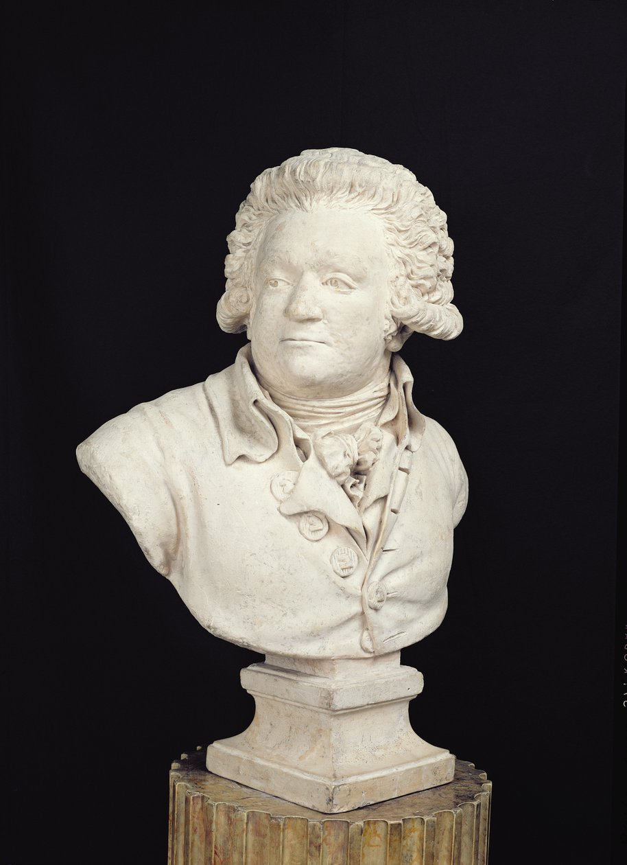 Mirabeaun rintakuva (1749-91) 1791 (kipsi) tekijältä Tessier