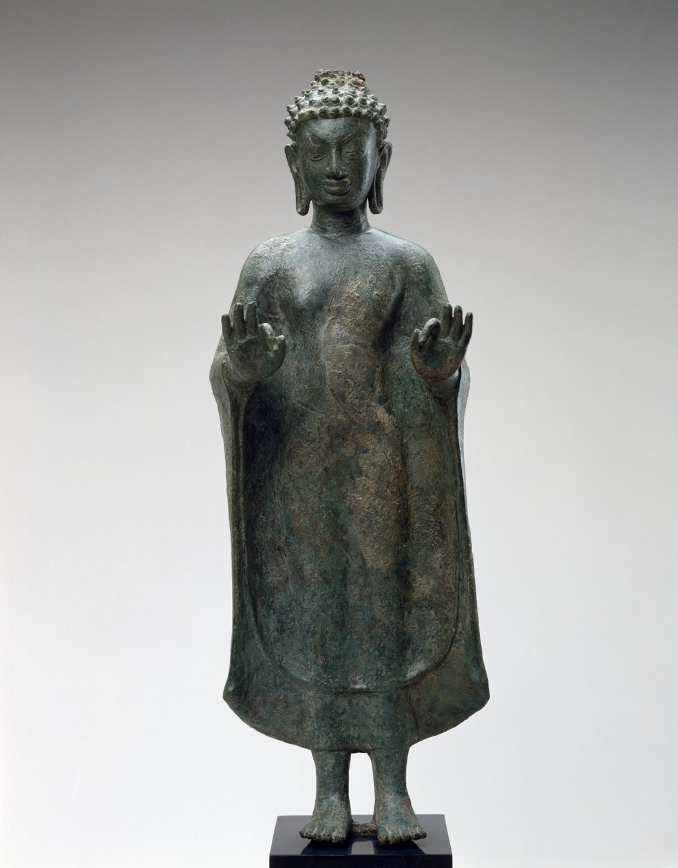 Pysyvä Buddha, 800-luvun loppu (pronssi) tekijältä Thai School