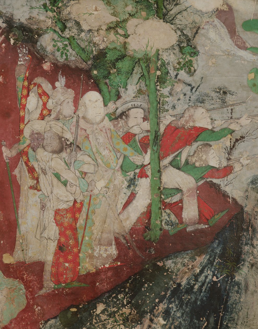 Western Mercenaries, Wat Suwannaram, Thonburi, 1831 tekijältä Thai School