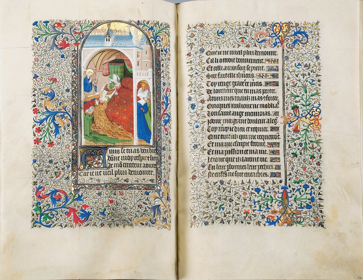 Sobieskin tuntikirja tekijältä The Master of the Bedford Hours