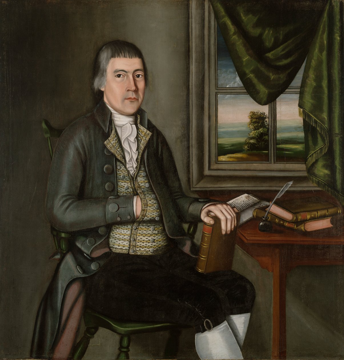 Tohtori Hiskiah Beardsley (1748 tekijältä The Beardsley Limner