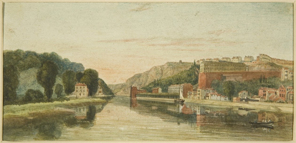 Hotwells, Clifton ja Avon Gorge (kynä ja akvarelli paperille) tekijältä The Rev. John Eagles
