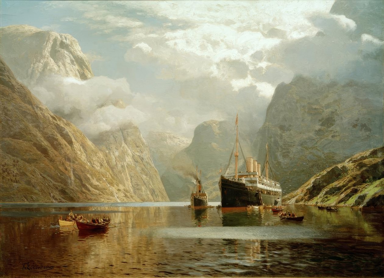 Auguste Victoria Naeröfjordissa tekijältä Karl Paul Themistocles von Eckenbrecher