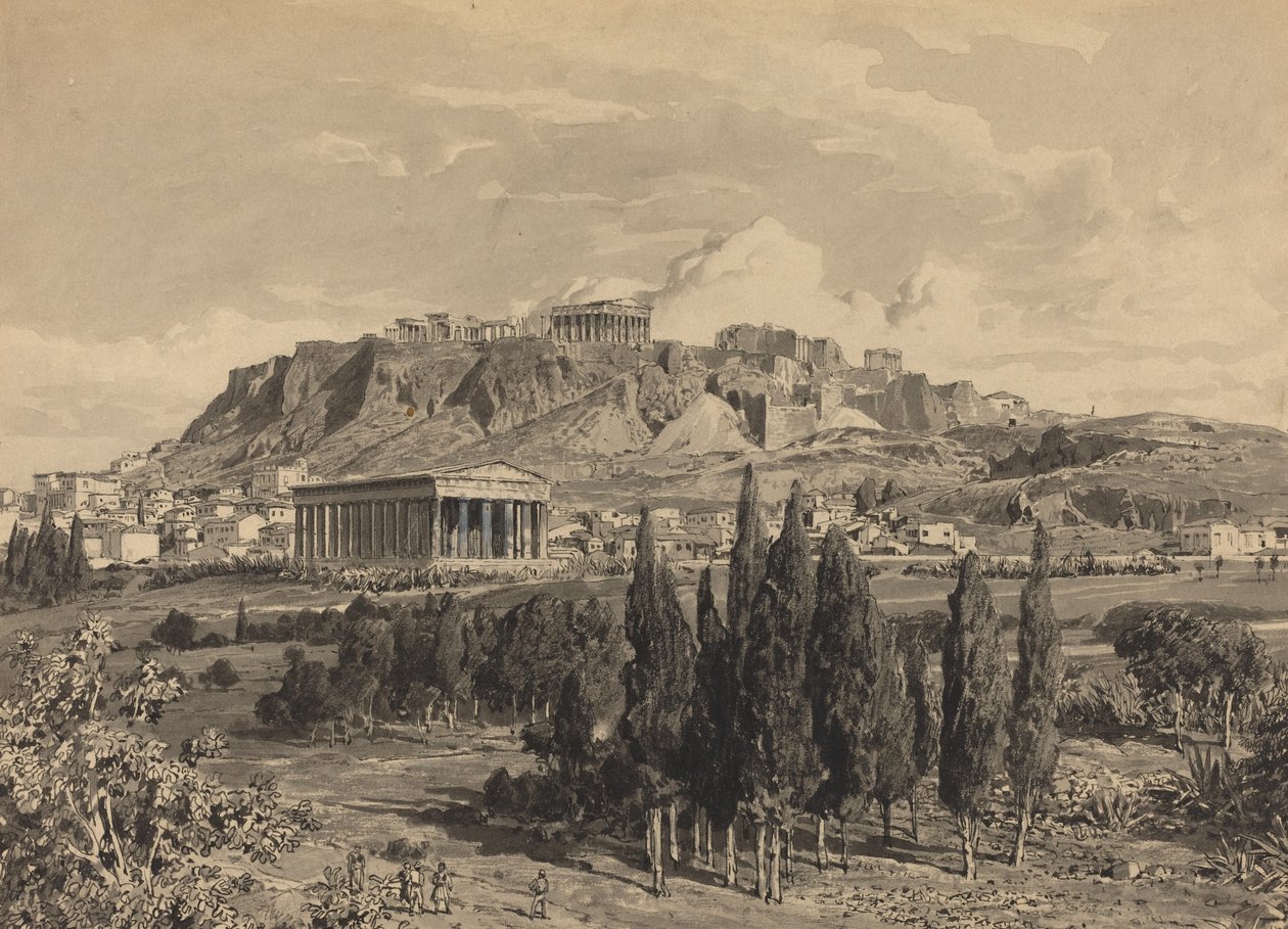Hephaiston temppeli, 1890. tekijältä Themistocles von Eckenbrecher
