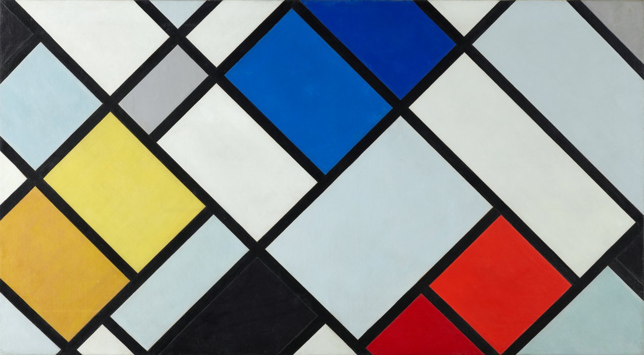 Dissonanssien kontrakompositio, XVI, 1925 tekijältä Theo van Doesburg
