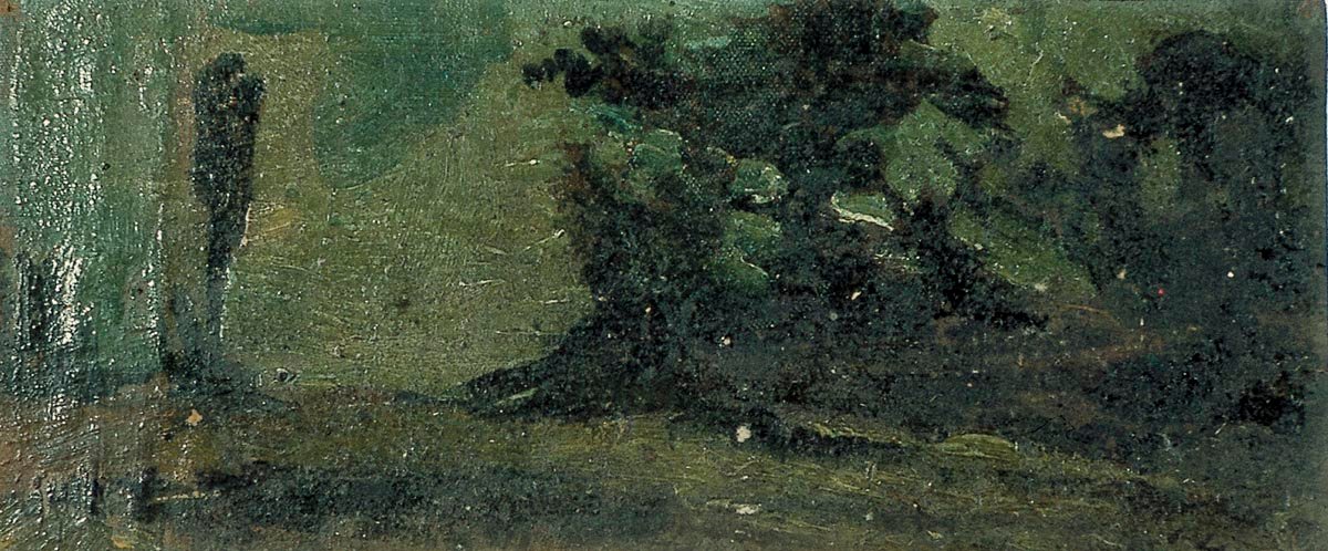 Maisema hämärässä tekijältä Theo van Doesburg