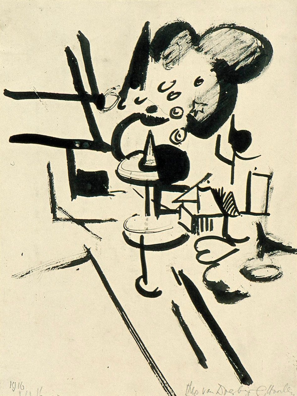 Asetelma tekijältä Theo van Doesburg