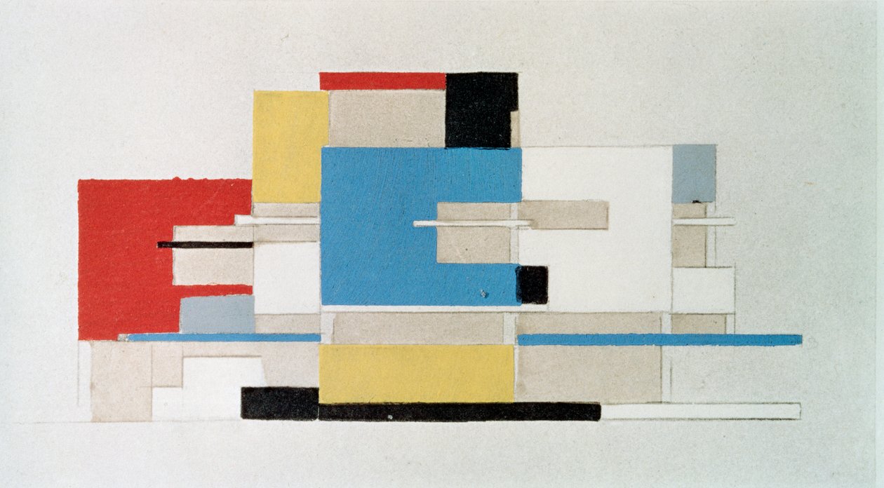 Väritutkimus arkkitehtuuriin tekijältä Theo van Doesburg