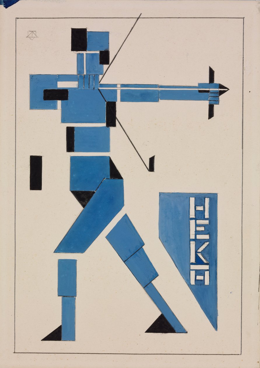 Suunnittelu julisteelle tekijältä Theo van Doesburg