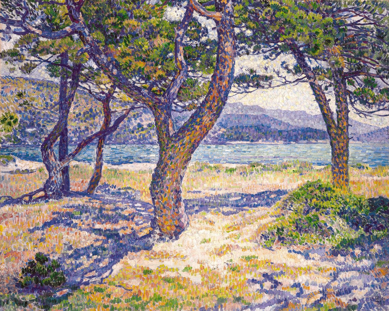 Välimeri Le Lavandoun edustalla tekijältä Théo van Rysselberghe