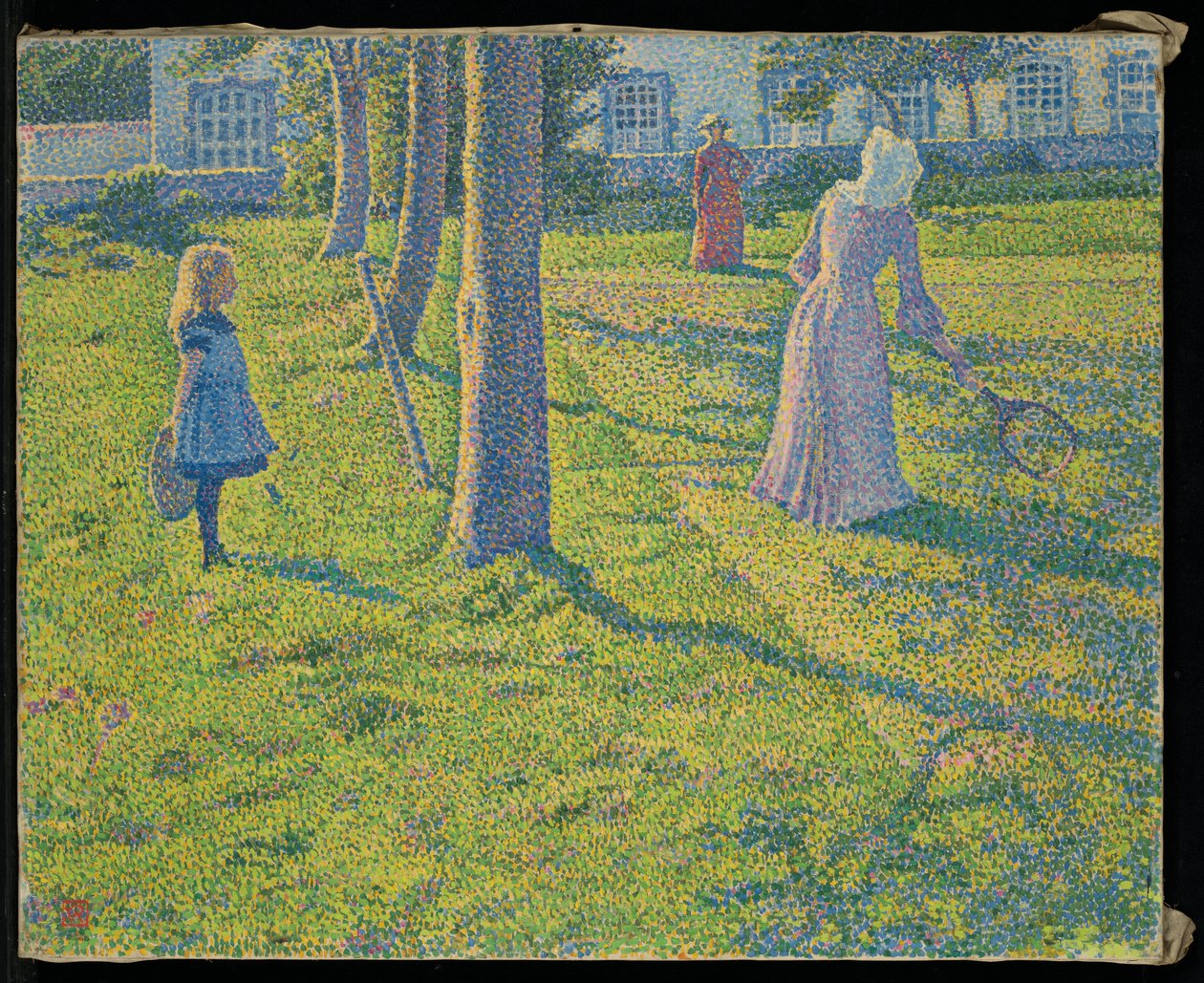 Thuinissa tai Tennis Partyssa tekijältä Théo van Rysselberghe