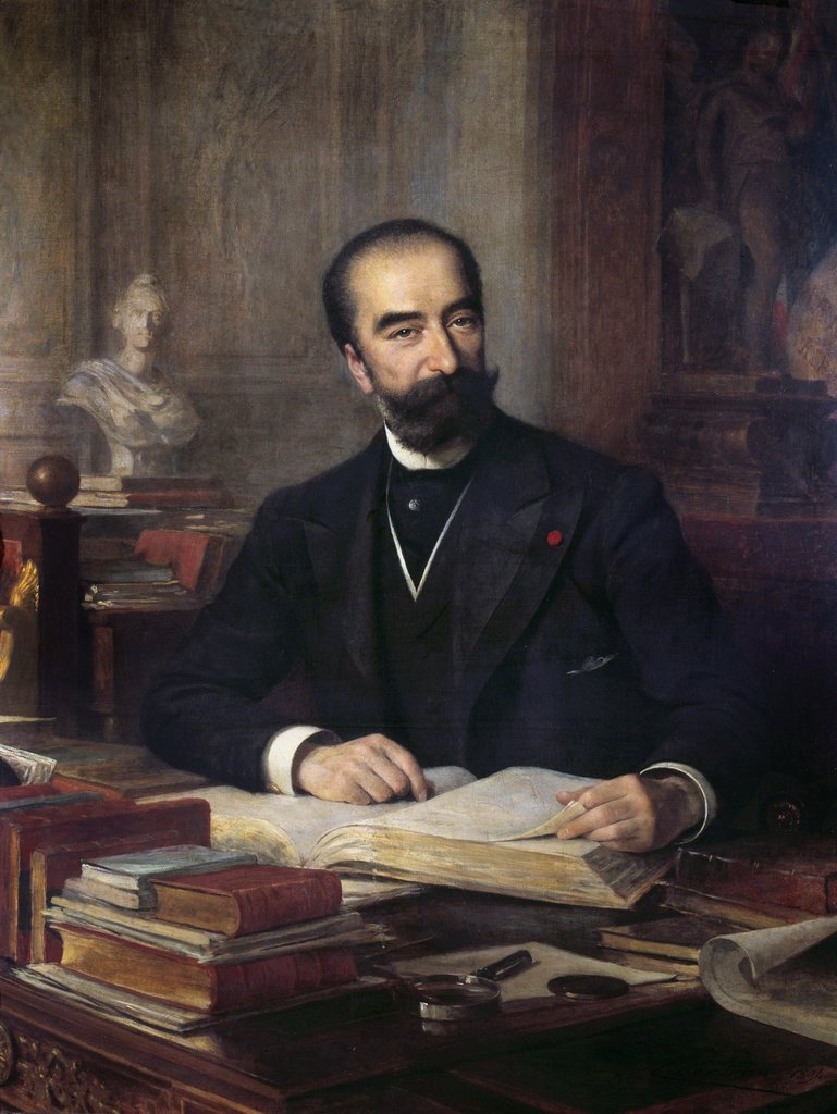 Ranskan presidentin Marie François Sadi Carnotin (1837-1894) muotokuva tekijältä Theobald Chartran