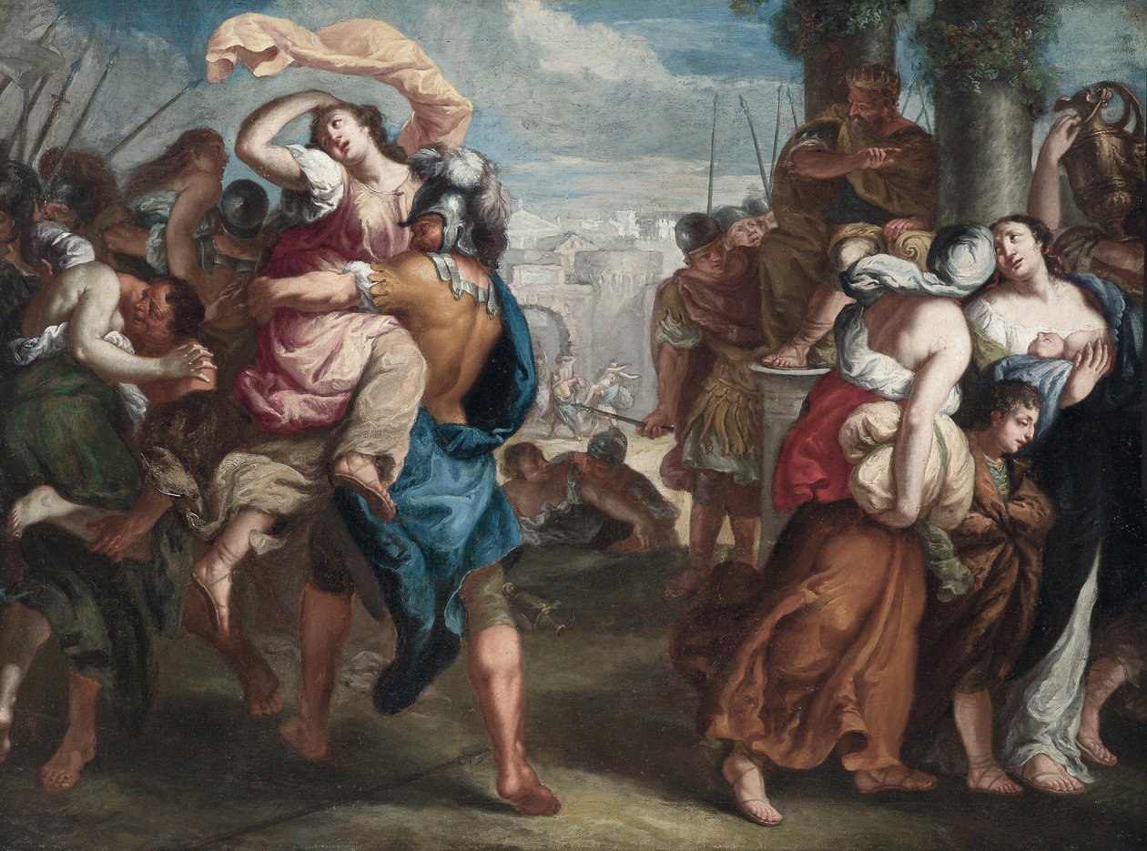 Der Raub der Sabinerinnen tekijältä Theodoor van Thulden
