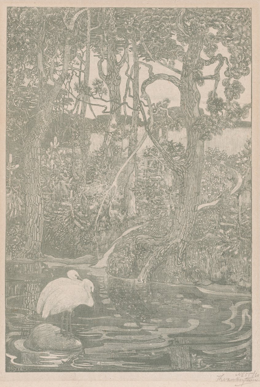 Bosidylle (Woodland Idyll) tekijältä Theodoor van Hoijtema
