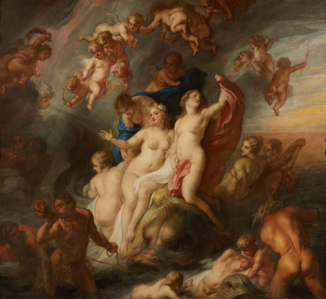 Triumph der Galatea tekijältä Theodoor van Thulden