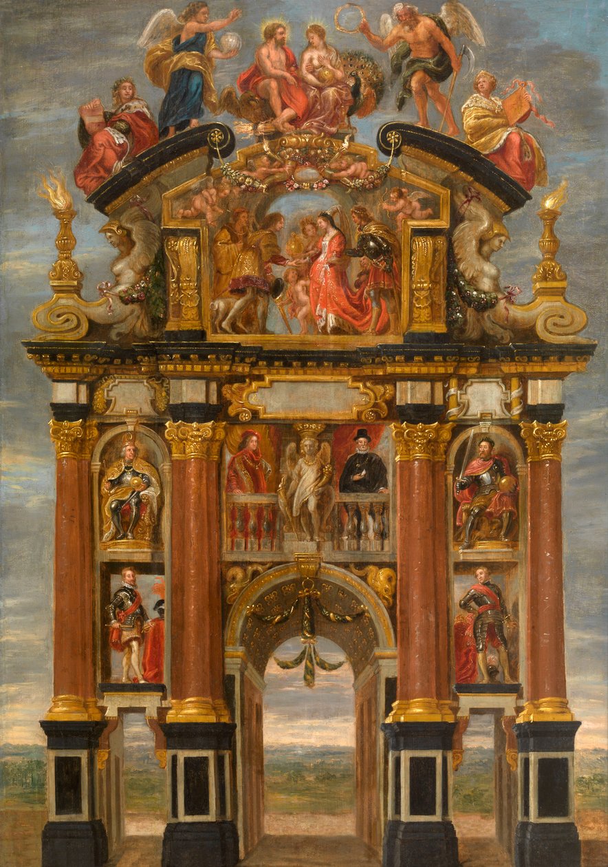 Triumphbogen von König Philipp IV. von Spanien tekijältä Theodoor van Thulden