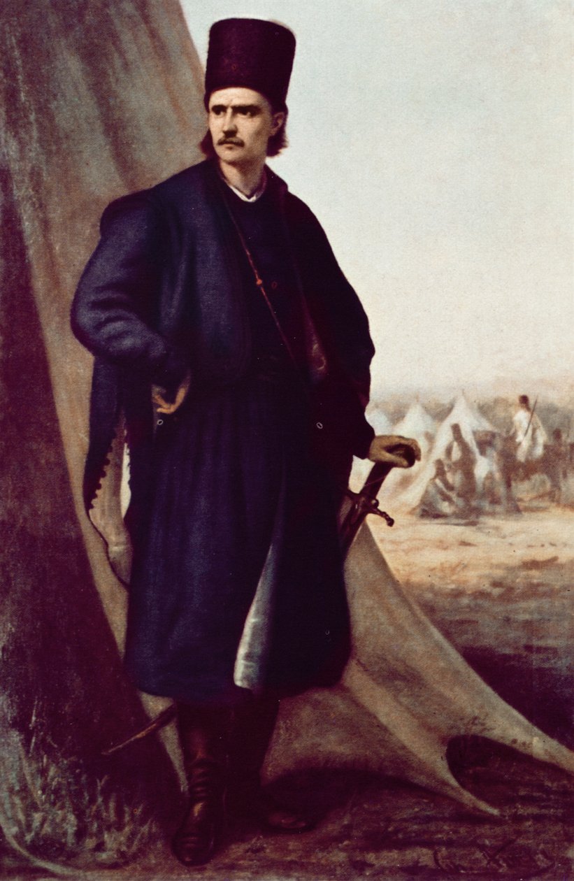 Tudor (Theodor) Vladimirescun muotokuva tekijältä Theodor Aman