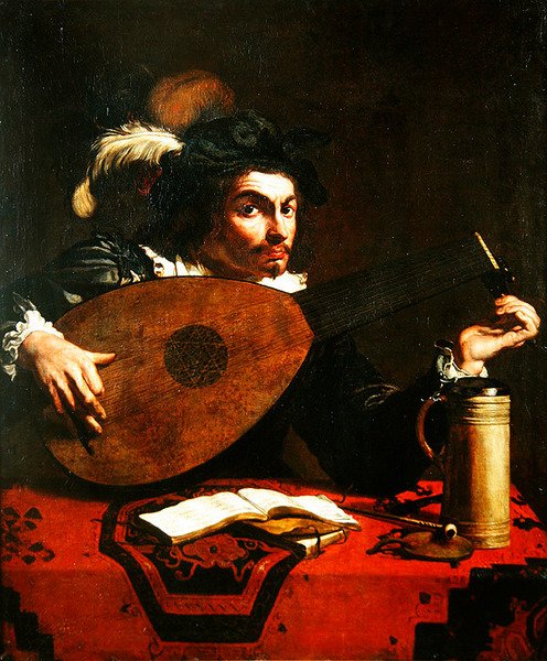 Luutun pelaaja tekijältä Theodor Rombouts