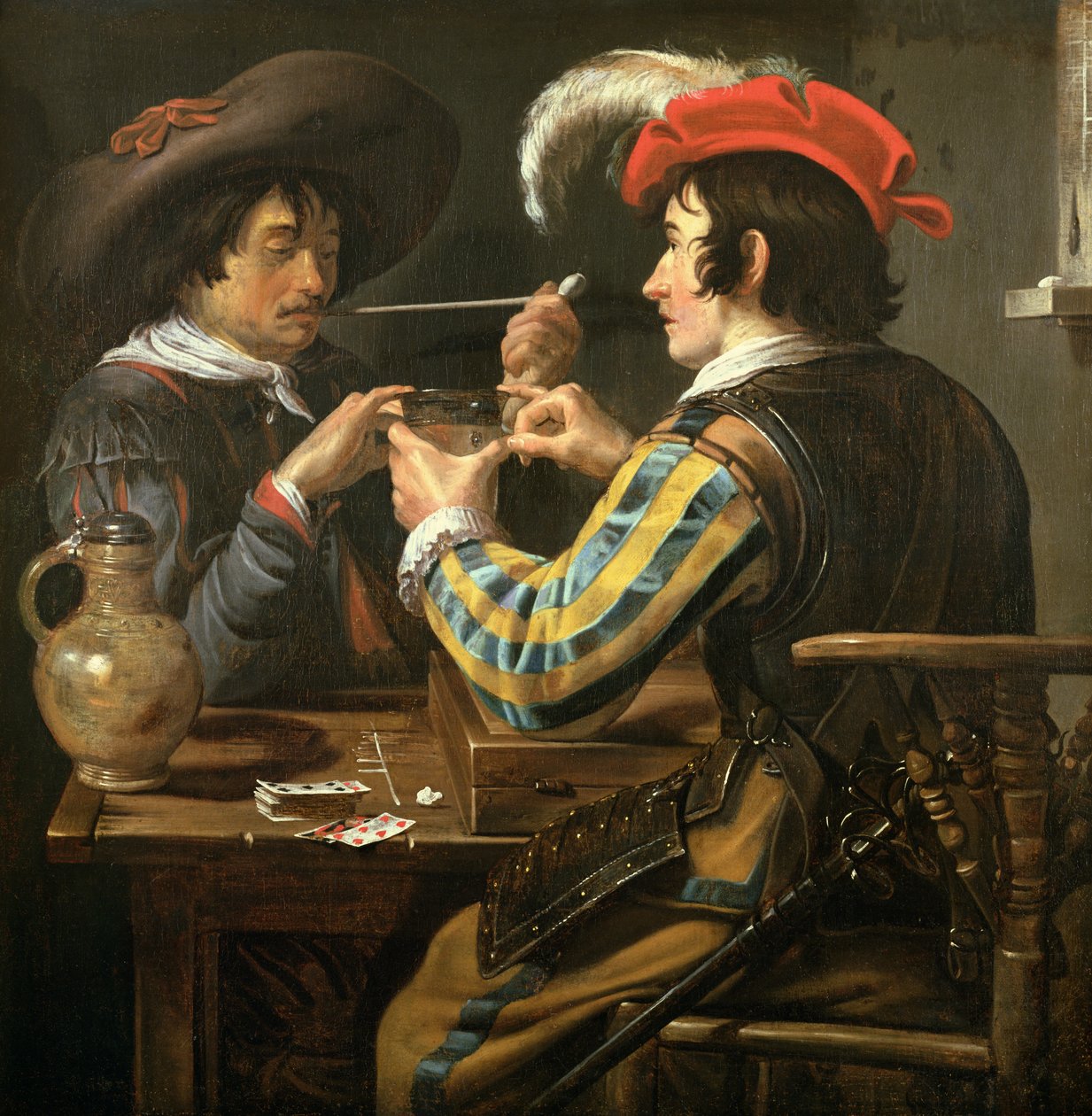 Kortinpelaajat tekijältä Theodor Rombouts