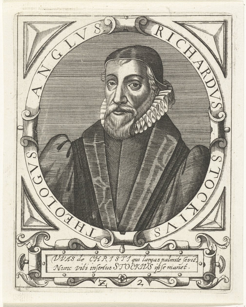 Richard Stockin muotokuva tekijältä Theodore de Bry