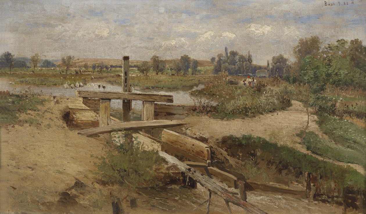 Ungarische Landschaft tekijältä Theodor von Hormann