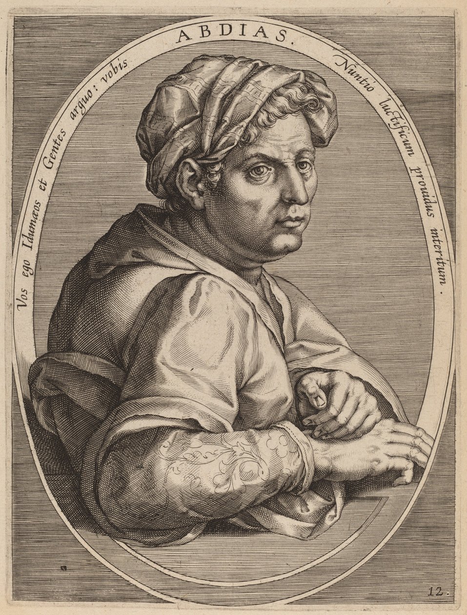 Abdias tekijältä Theodor Galle after Jan van der Straet