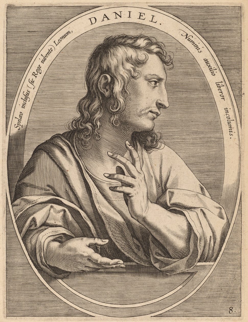 Daniel tekijältä Theodor Galle after Jan van der Straet