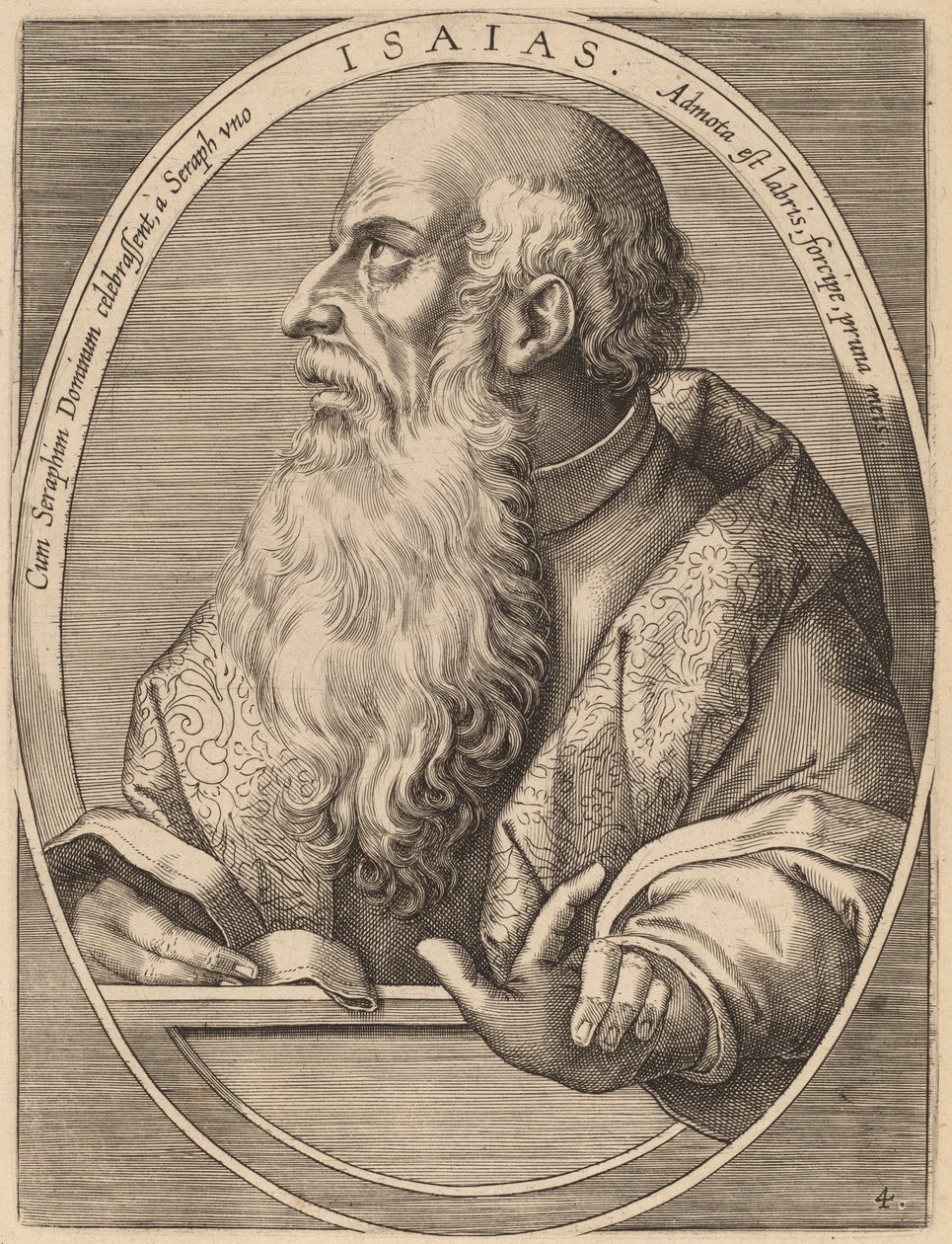 Isaiah tekijältä Theodor Galle after Jan van der Straet