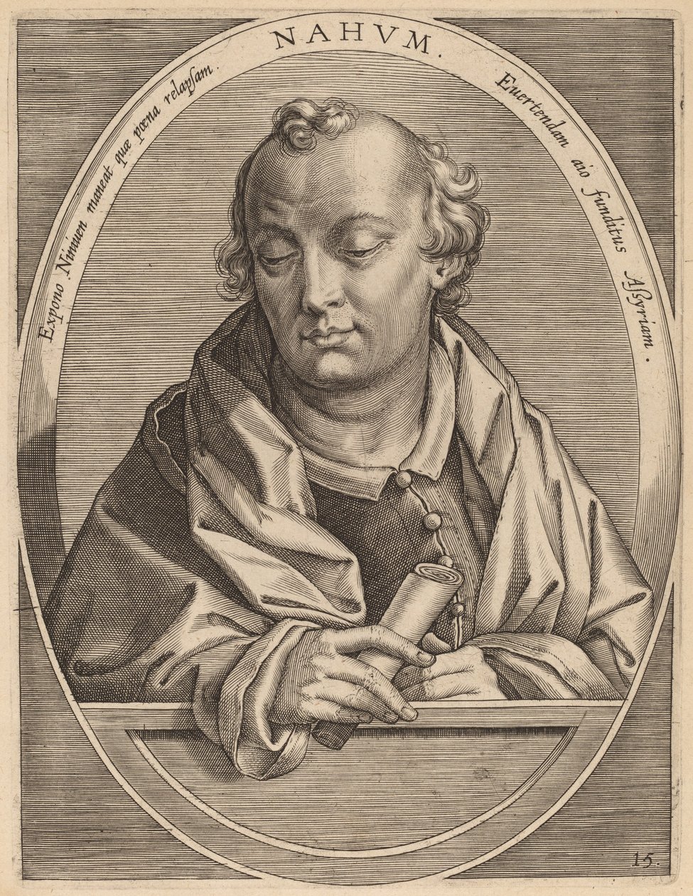 Nahum tekijältä Theodor Galle after Jan van der Straet