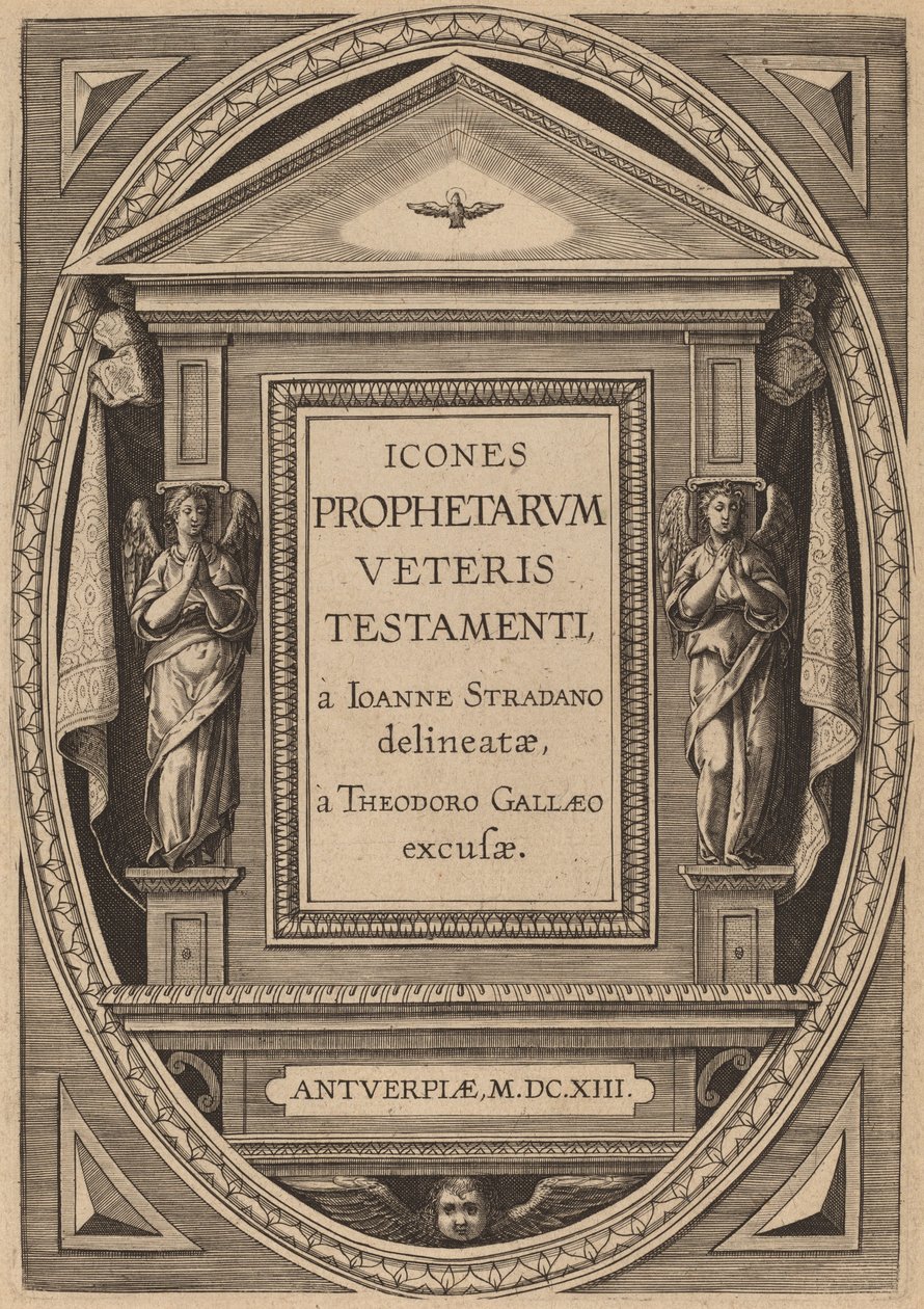 Nimilehti tekijältä Theodor Galle after Jan van der Straet