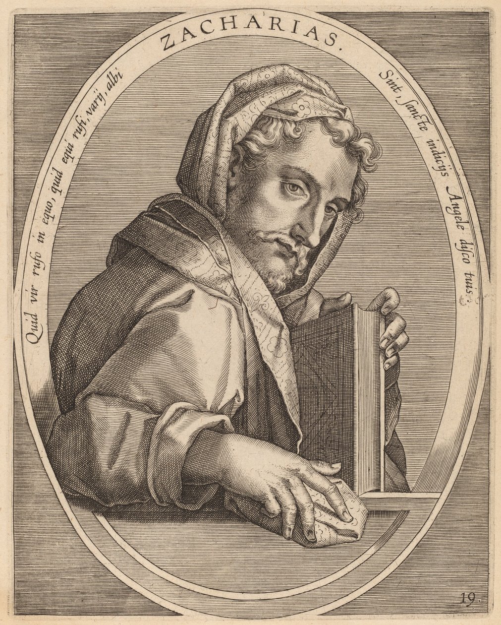 Zaccarias tekijältä Theodor Galle after Jan van der Straet
