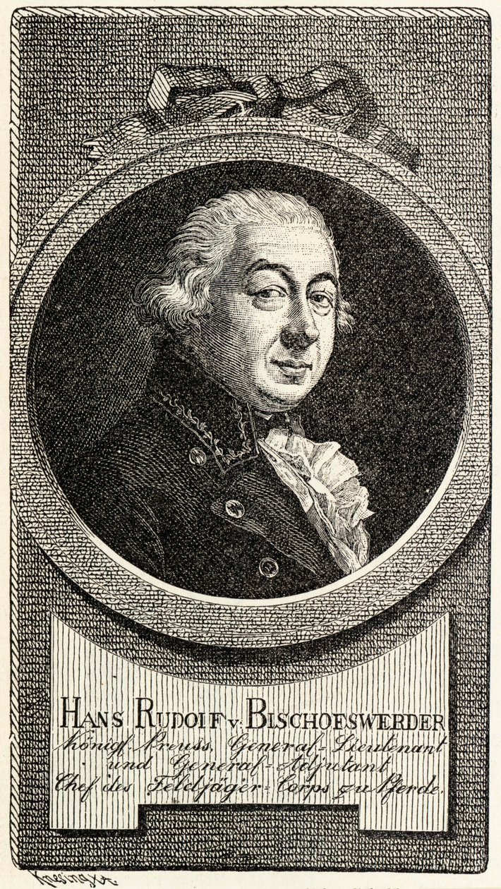 Johann Hans Rudolf von Bischoffwerder 1741-1803. tekijältä Theodor Knesing