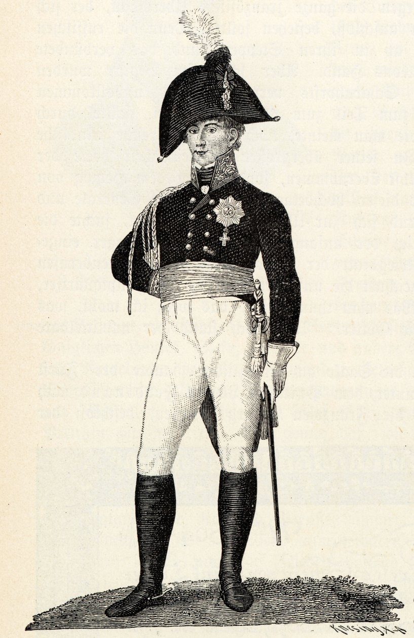 Preussin prinssi Louis Ferdinand 1772-1806. tekijältä Theodor Knesing