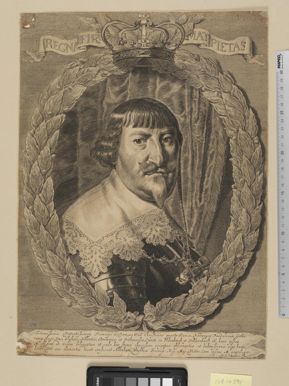 Christian IV, Tanskan kuningas tekijältä Theodor Matham