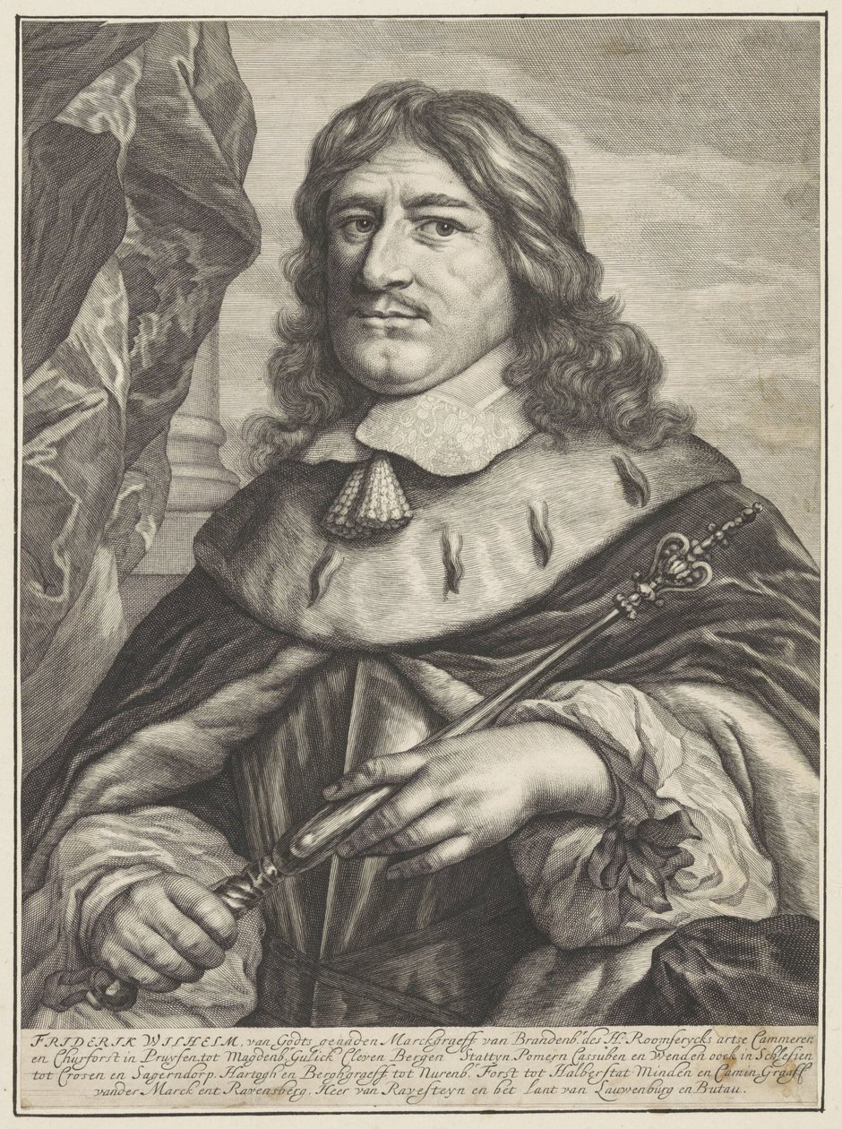 Frederik Willem von Brandenburgin muotokuva tekijältä Theodor Matham