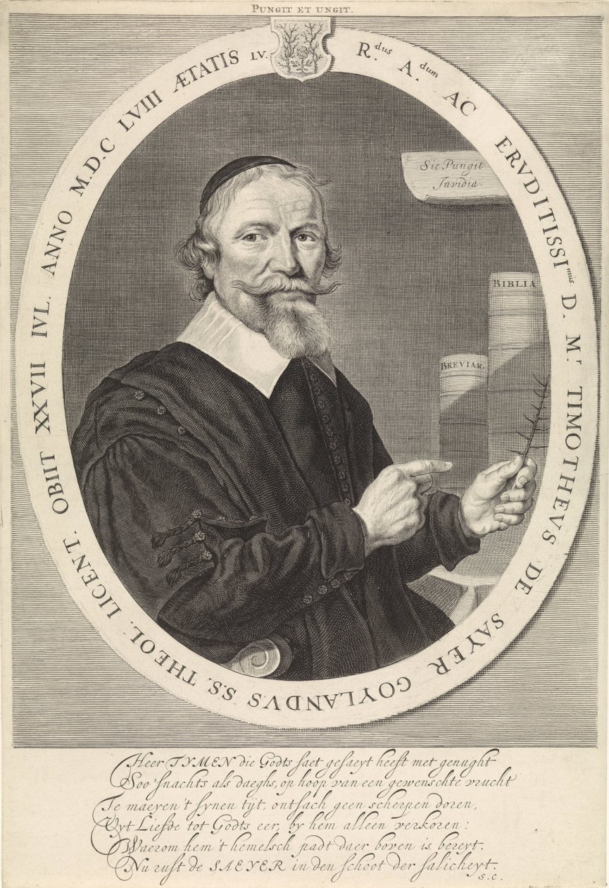 Timotheus de Sayerin muotokuva tekijältä Theodor Matham