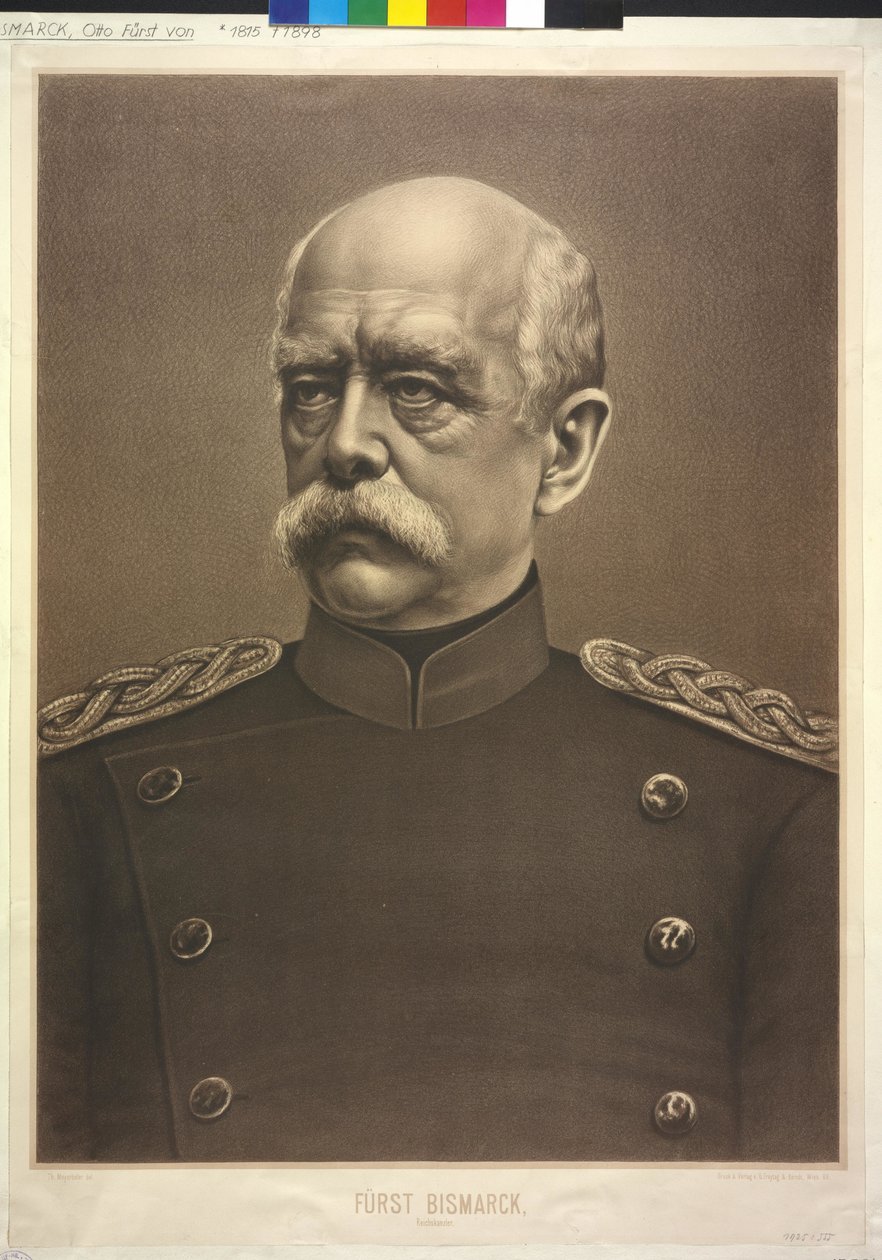 Valtakunnankansleri kreivi Bismarck tekijältä Theodor Mayerhofer