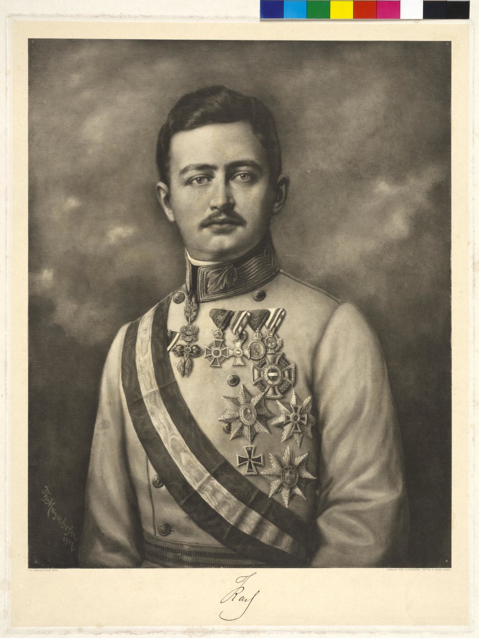 Itävallan keisari Kaarle I tekijältä Theodor Mayerhofer