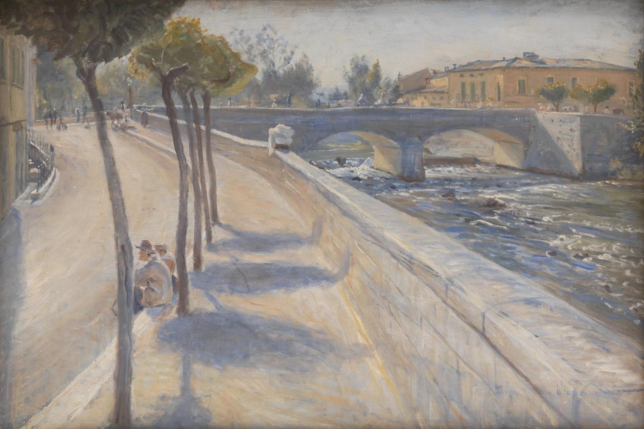 Liri-joki, Italia tekijältä Theodor Philipsen