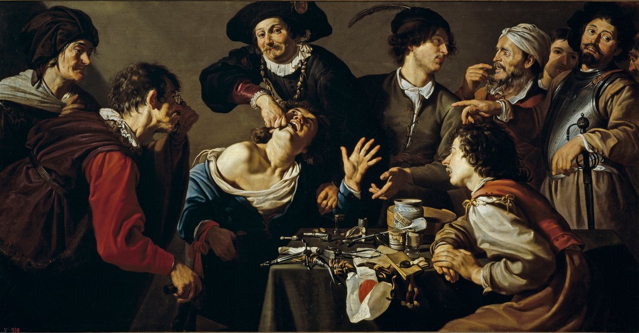 Le charlatan - Theodore Romboutsin quacksalver (1597-1637) tekijältä Theodor Rombouts