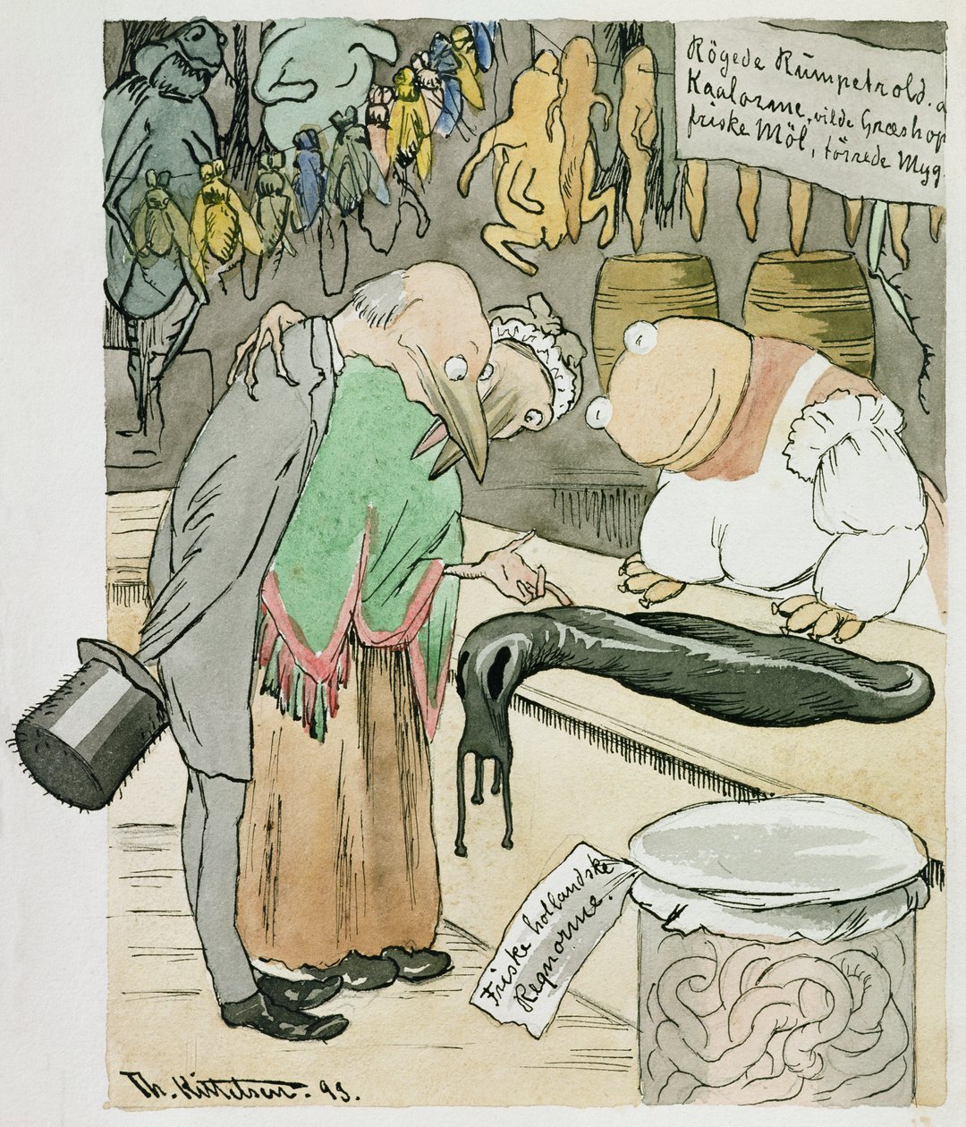 Herkkukauppa tekijältä Theodor Kittelsen