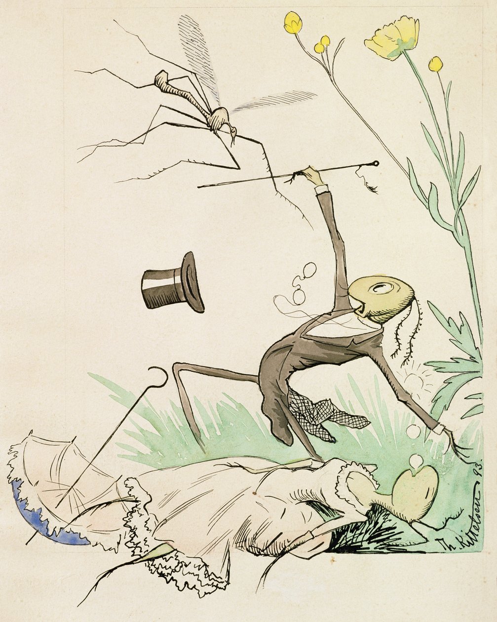 Hyökkäys tekijältä Theodor Kittelsen