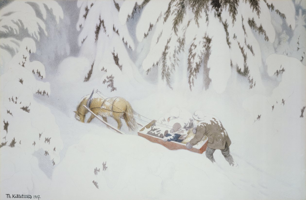 Joulutroll tekijältä Theodor Kittelsen
