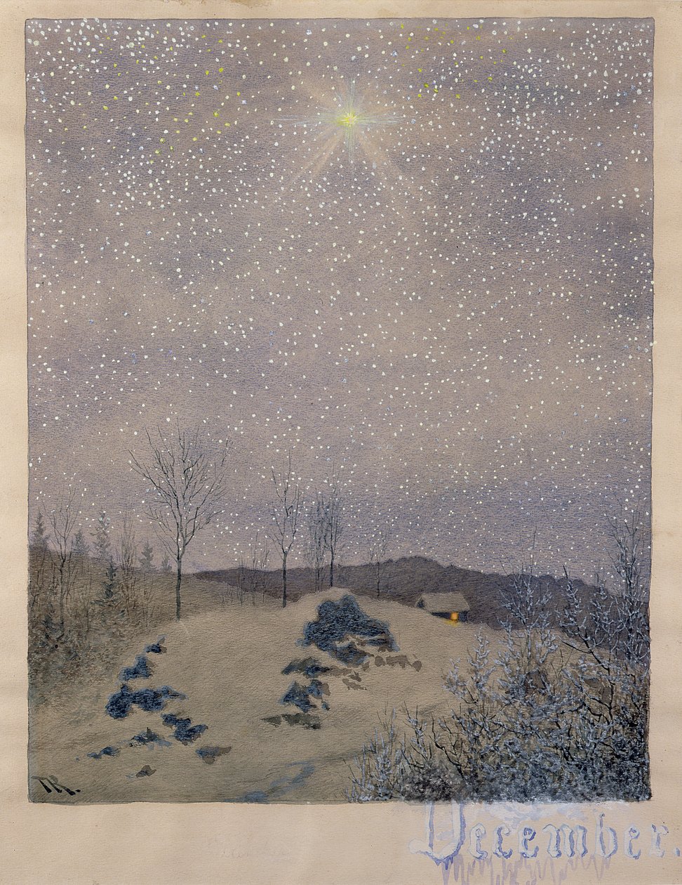 joulukuu tekijältä Theodor Kittelsen