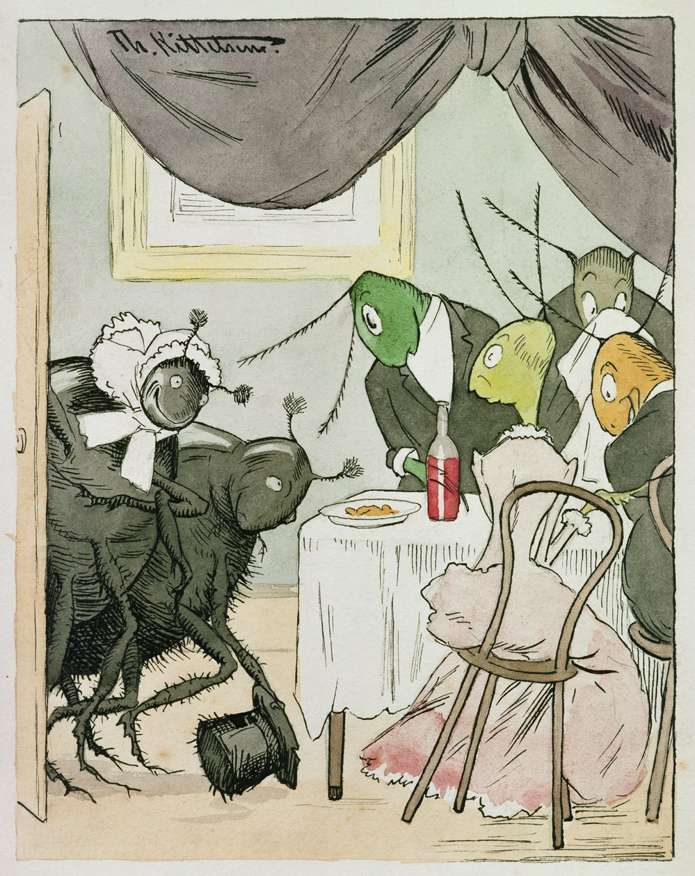 Kiusalliset perhesuhteet tekijältä Theodor Kittelsen