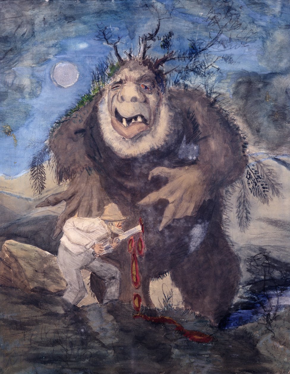 Metsän trolli tekijältä Theodor Kittelsen