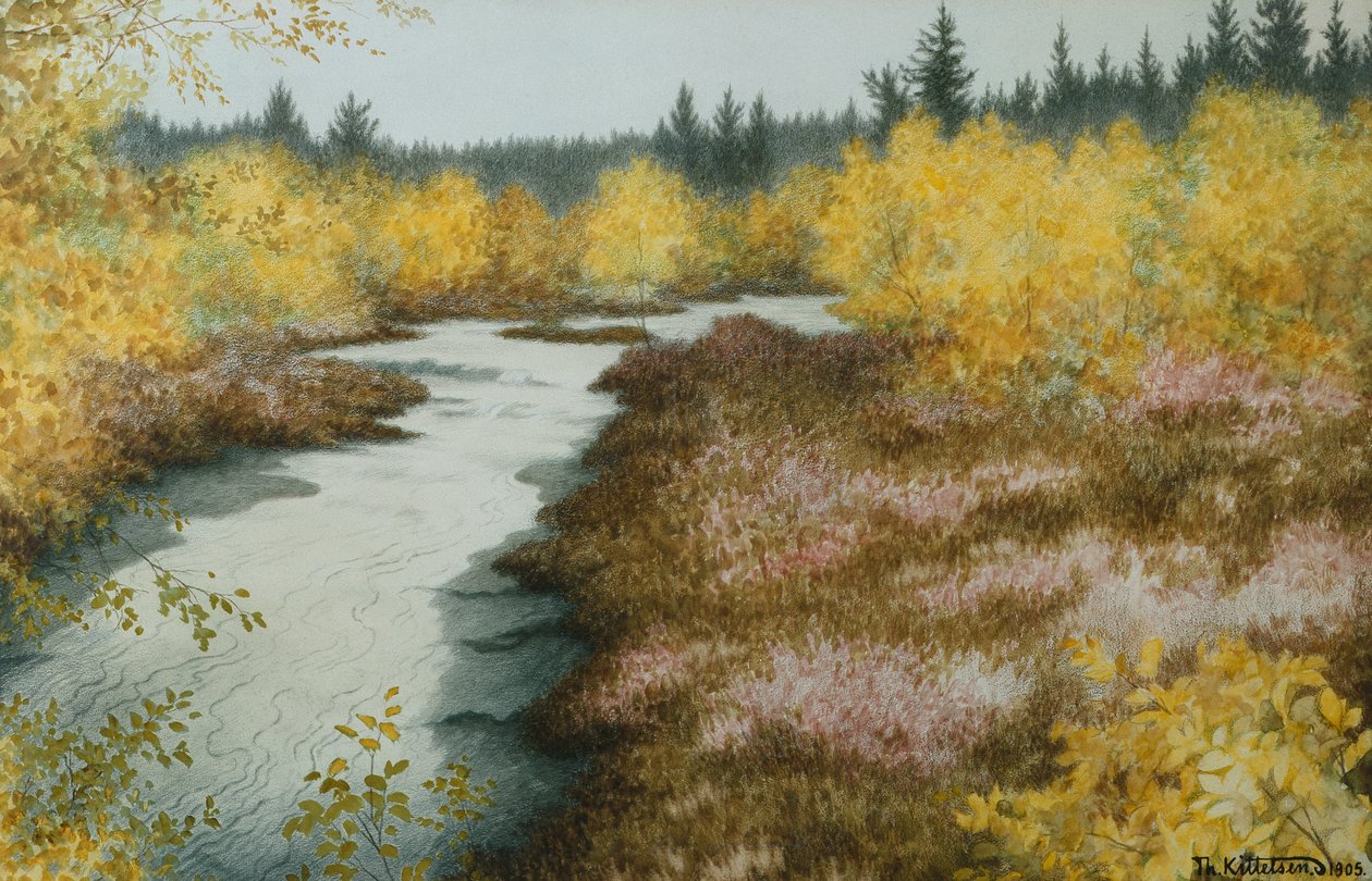 Hellebeek (virta) tekijältä Theodor Kittelsen