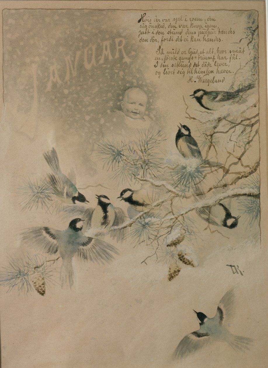 tammikuu tekijältä Theodor Kittelsen